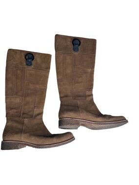 Timberland Women’s Patchwork Leather Boots. Size 9.5